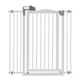 Tall One Touch Gate II in White