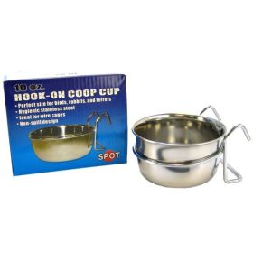 Spot Stainless Steel Hook On Coop Cup (Option: 10 oz (4in. Diameter))